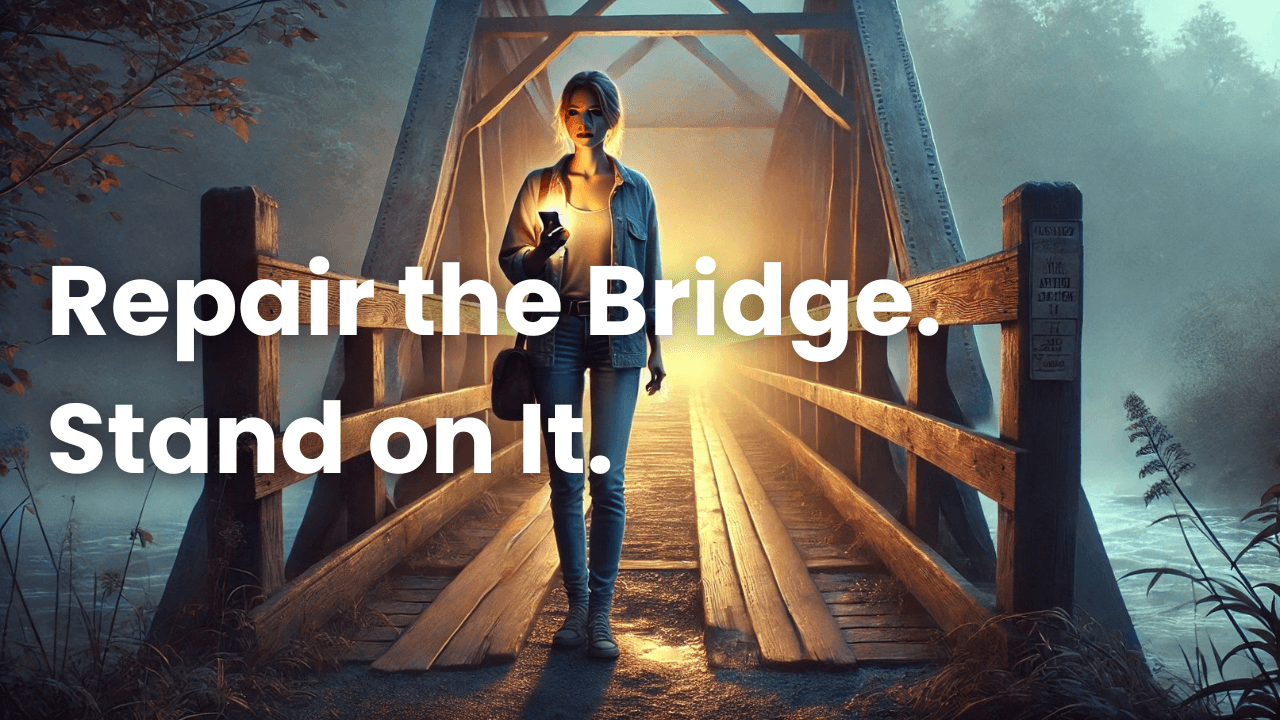 Repair the Bridge. Stand on It.